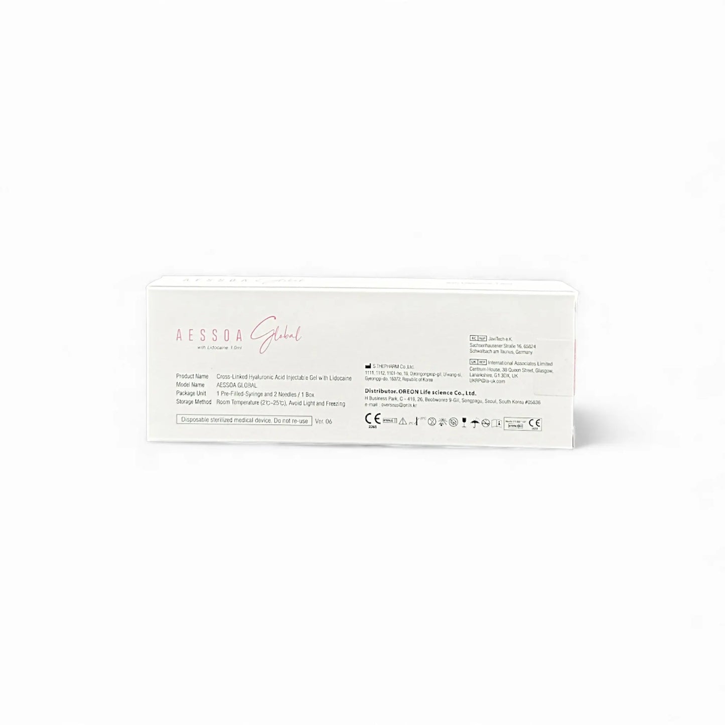 Aessoa Global Lidocaine 1 x 1ml