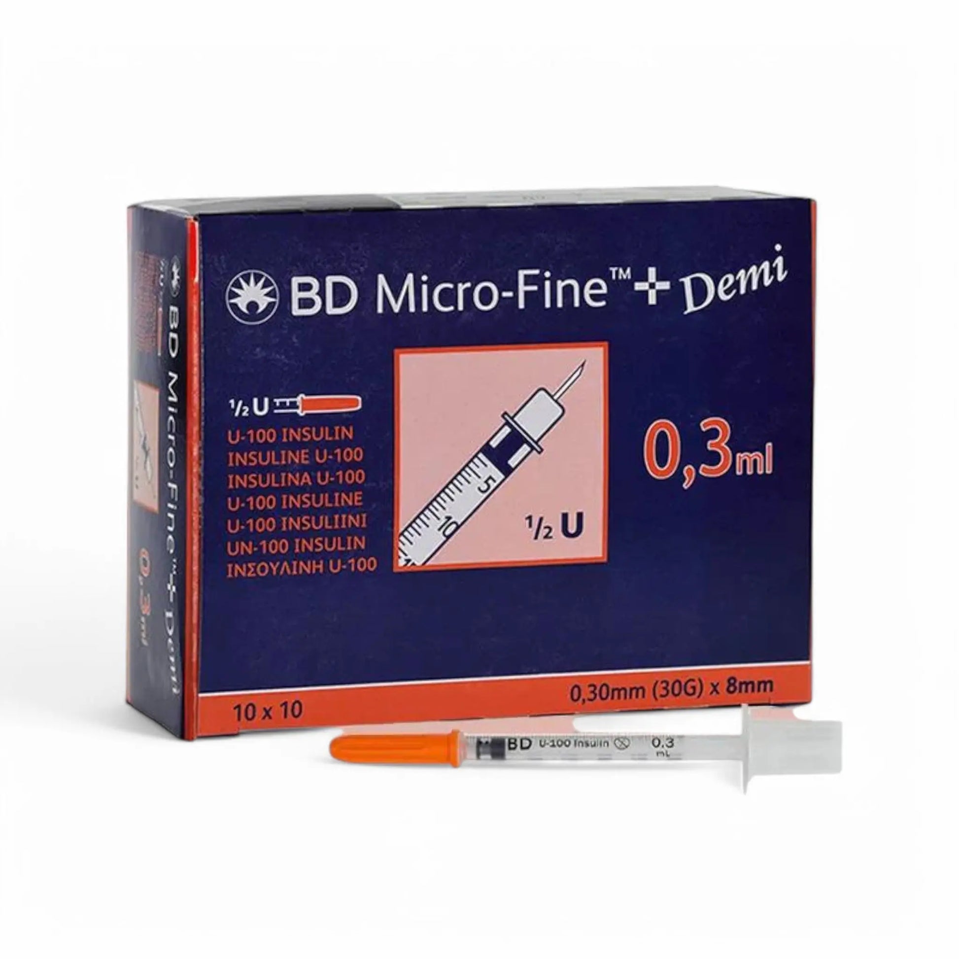 BD Micro-Fine+ Penkanyle 0,3ml 30G BD