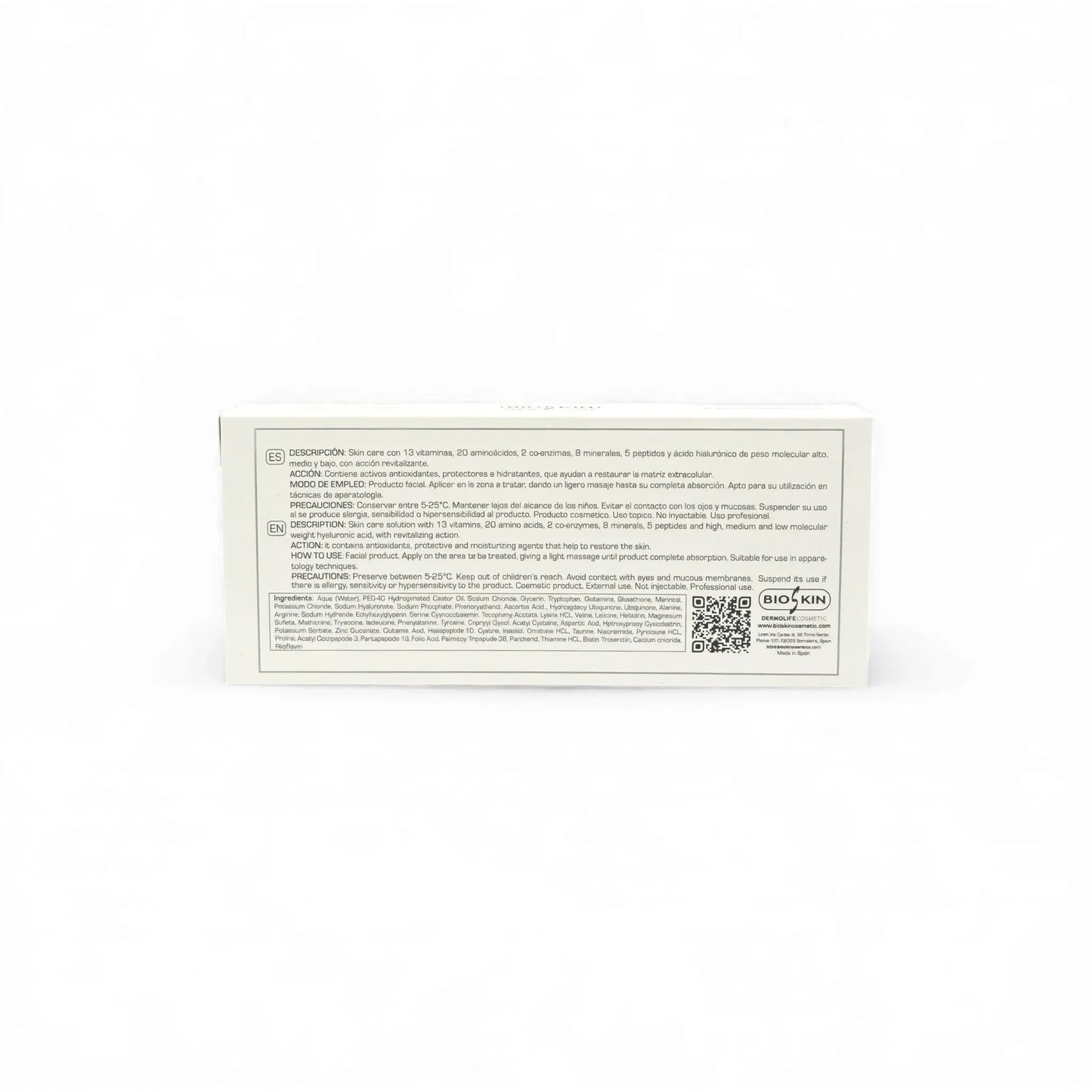 BioSkin BSK1 Multipetides HA 5 x 10ml