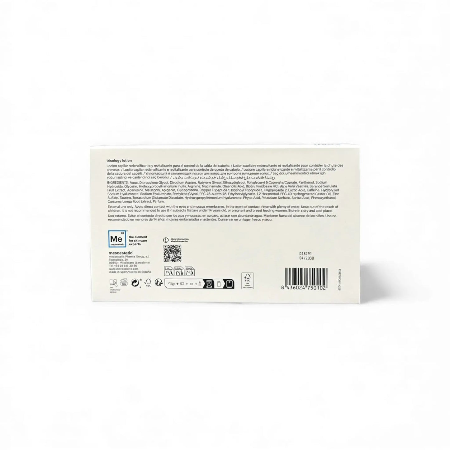 Mesoestetic Tricology Lotion 8 x 5ml