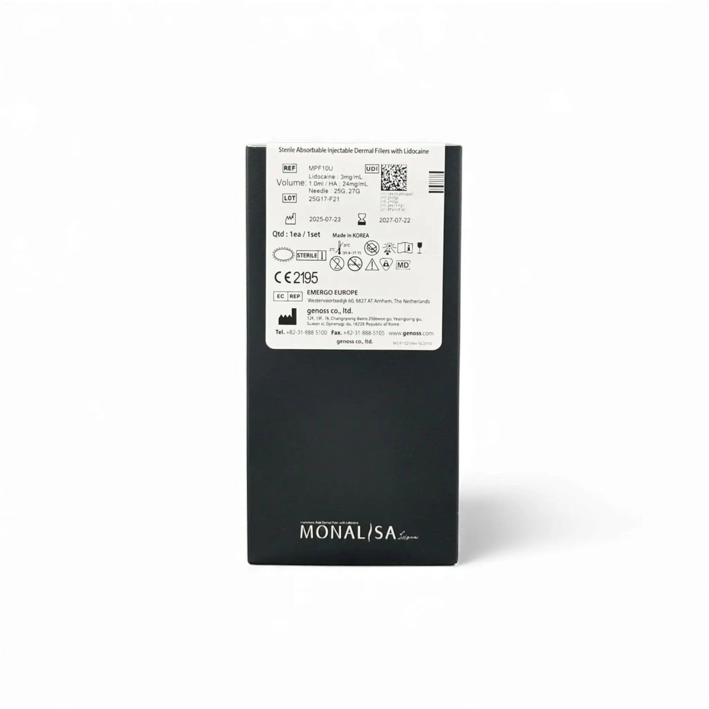 Monalisa High Elastic Lidocaine 1 x 1ml