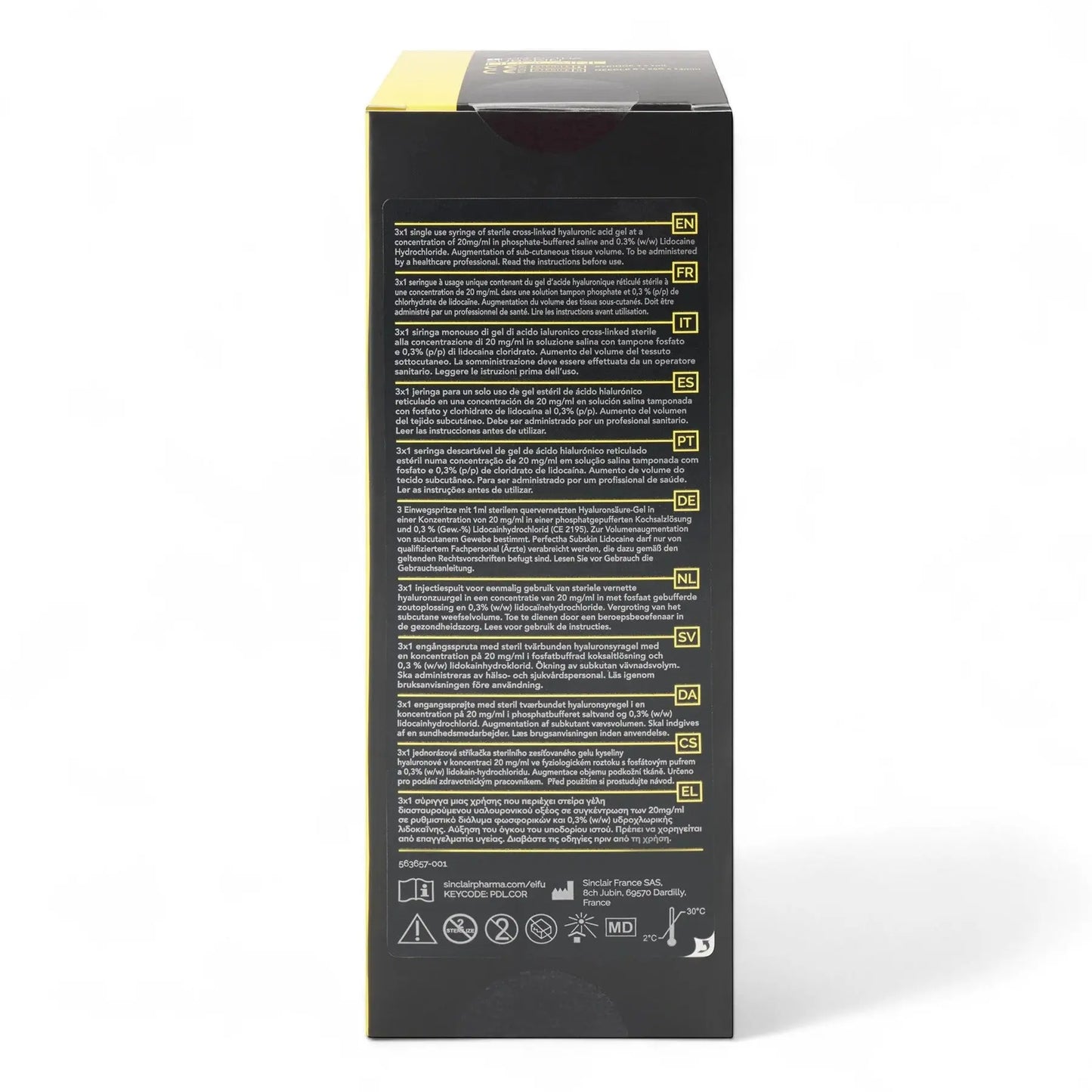 Perfectha Subskin Lidocaine 3x1ml