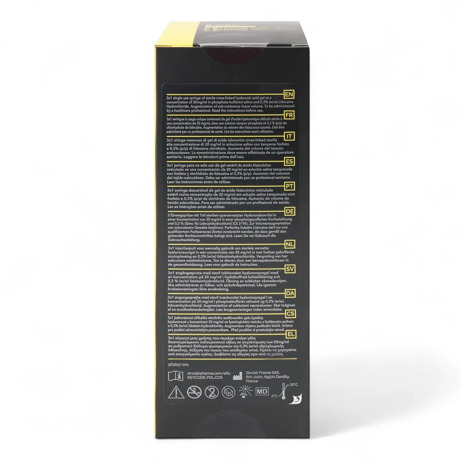 Perfectha Subskin Lidocaine 3x1ml