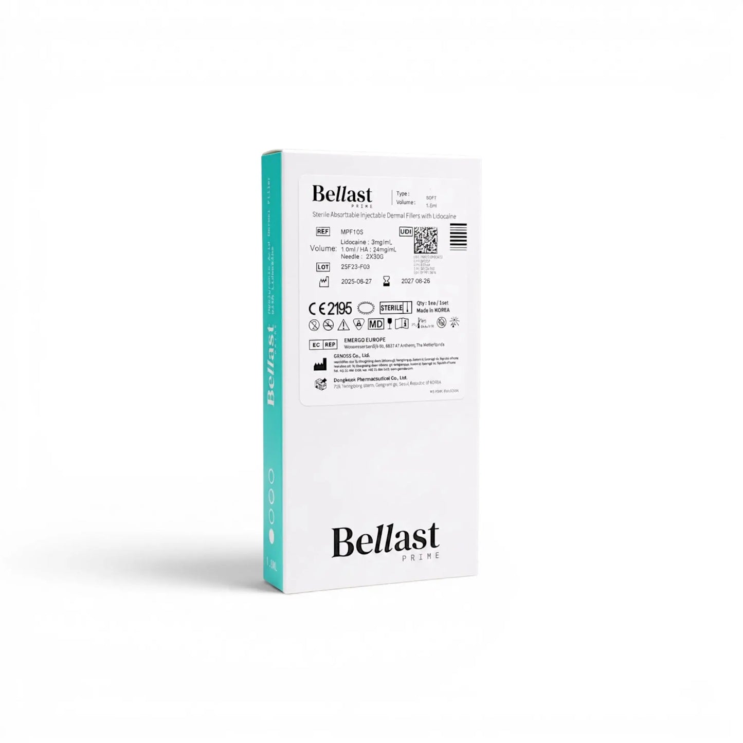 Bellast Prime Soft with Lidocaine 1 x 1 ml 