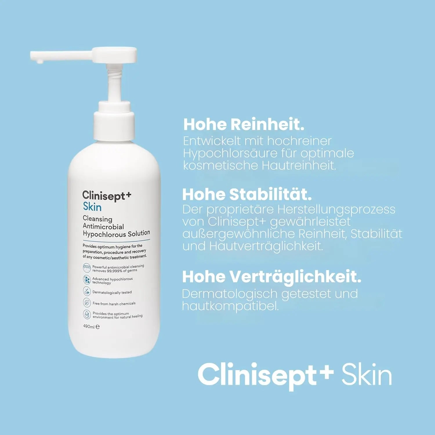 Clinisept+ Skin Cleansing 490ml 