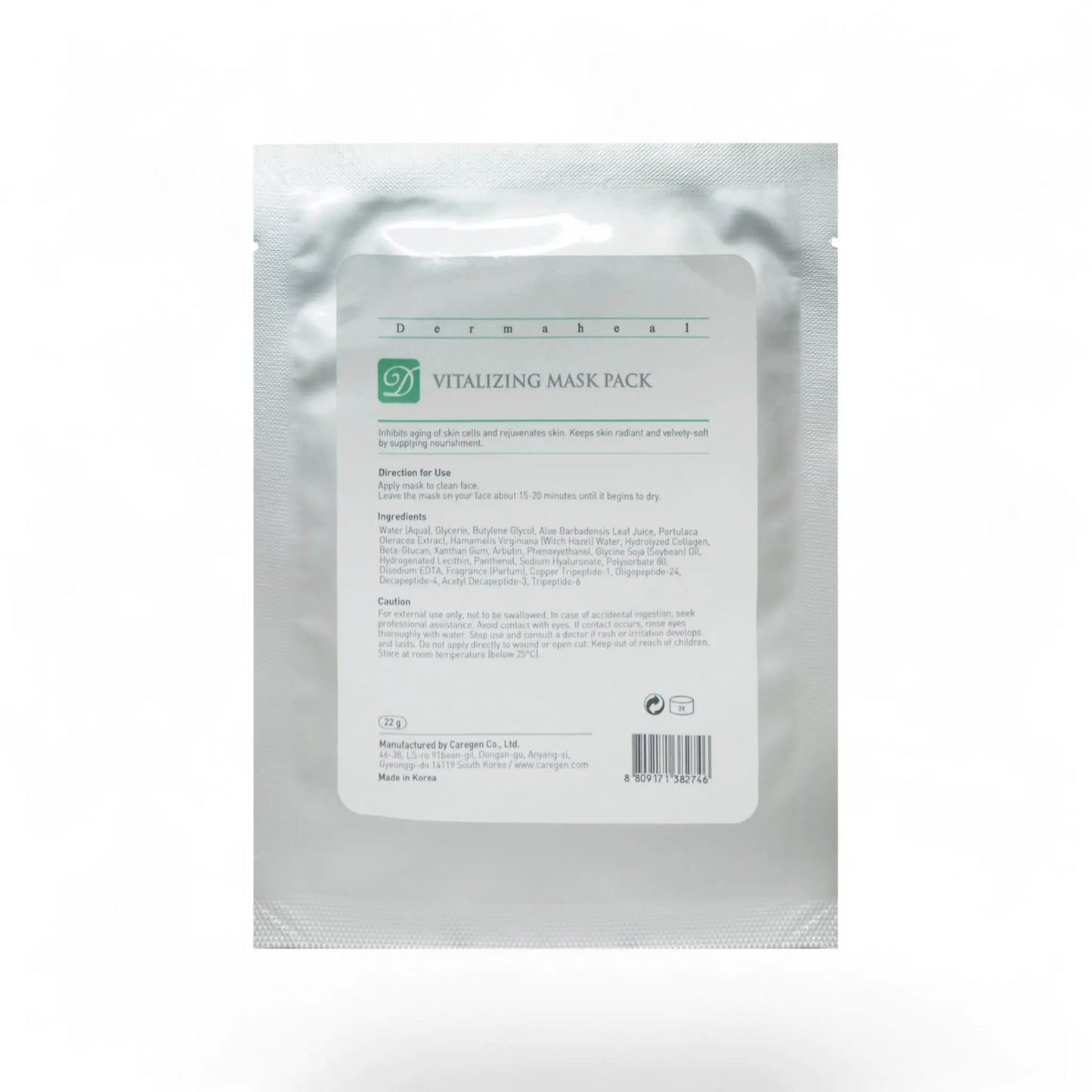 Dermaheal Vitalizing Mask Pack 22g 