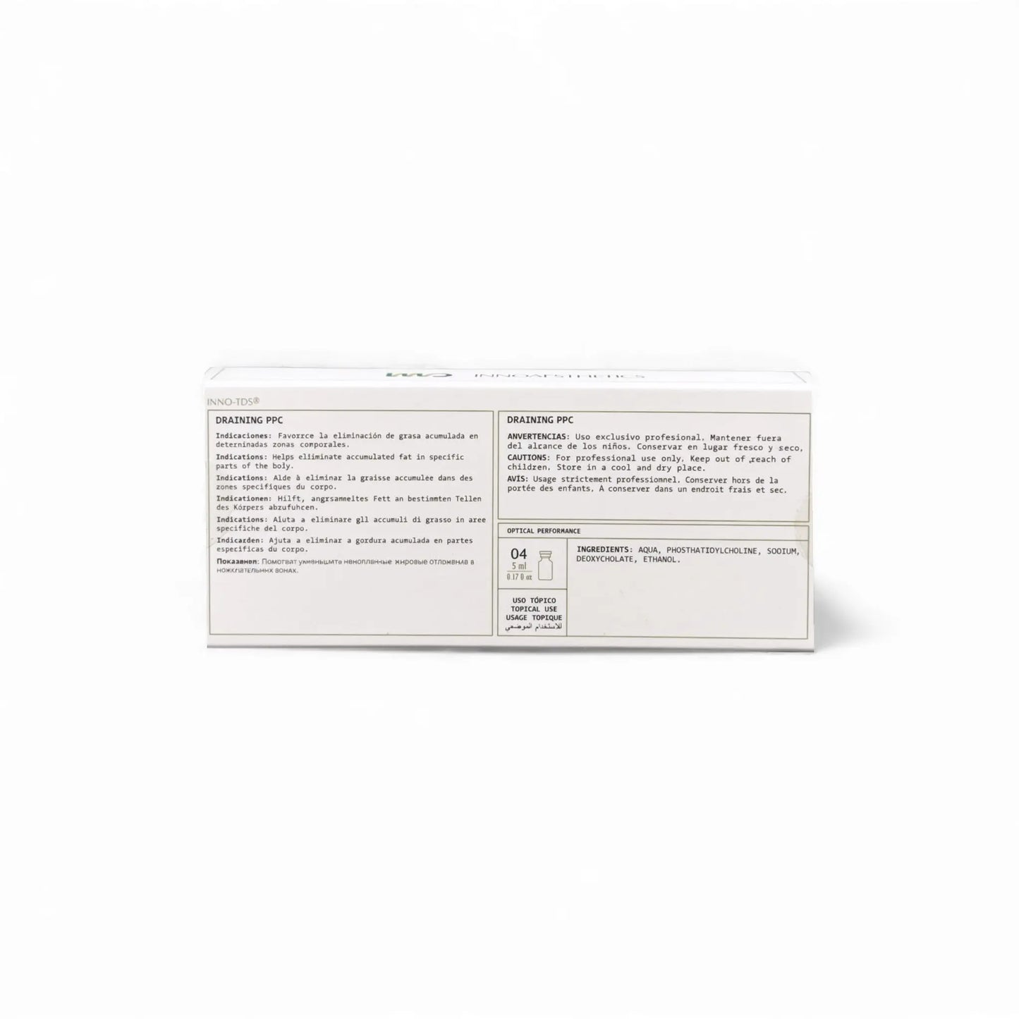 Innoaesthetics Draining PPC 4 x 5ml (TDS) 