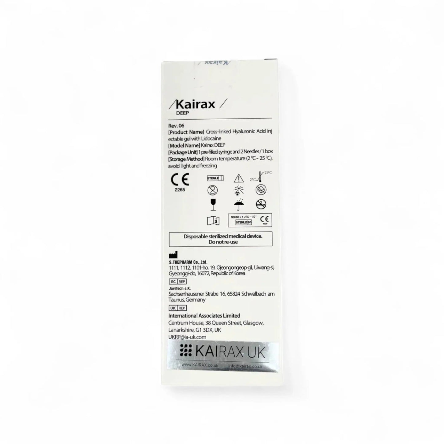 Kairax Deep Lidocaine 1x1ml 