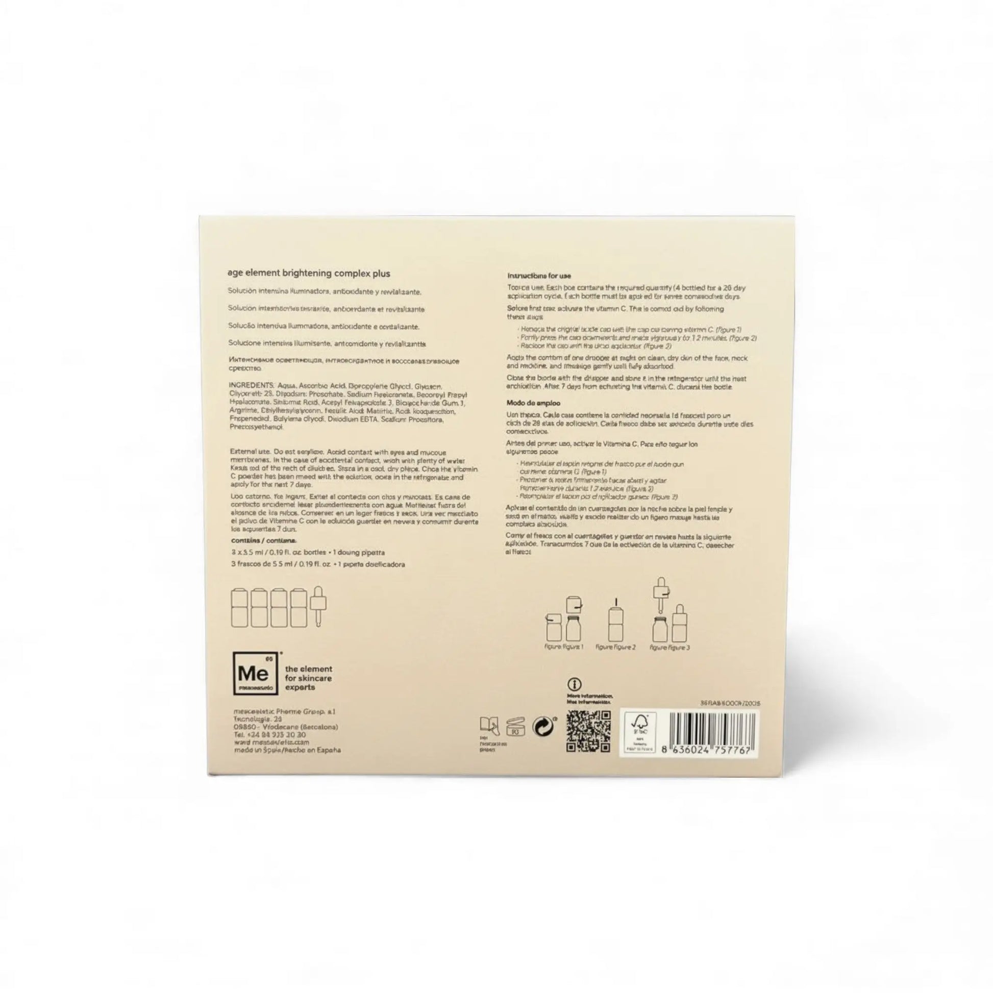 Mesoestetic Age Element Brightening Complex Plus 4 x 5,5ml 