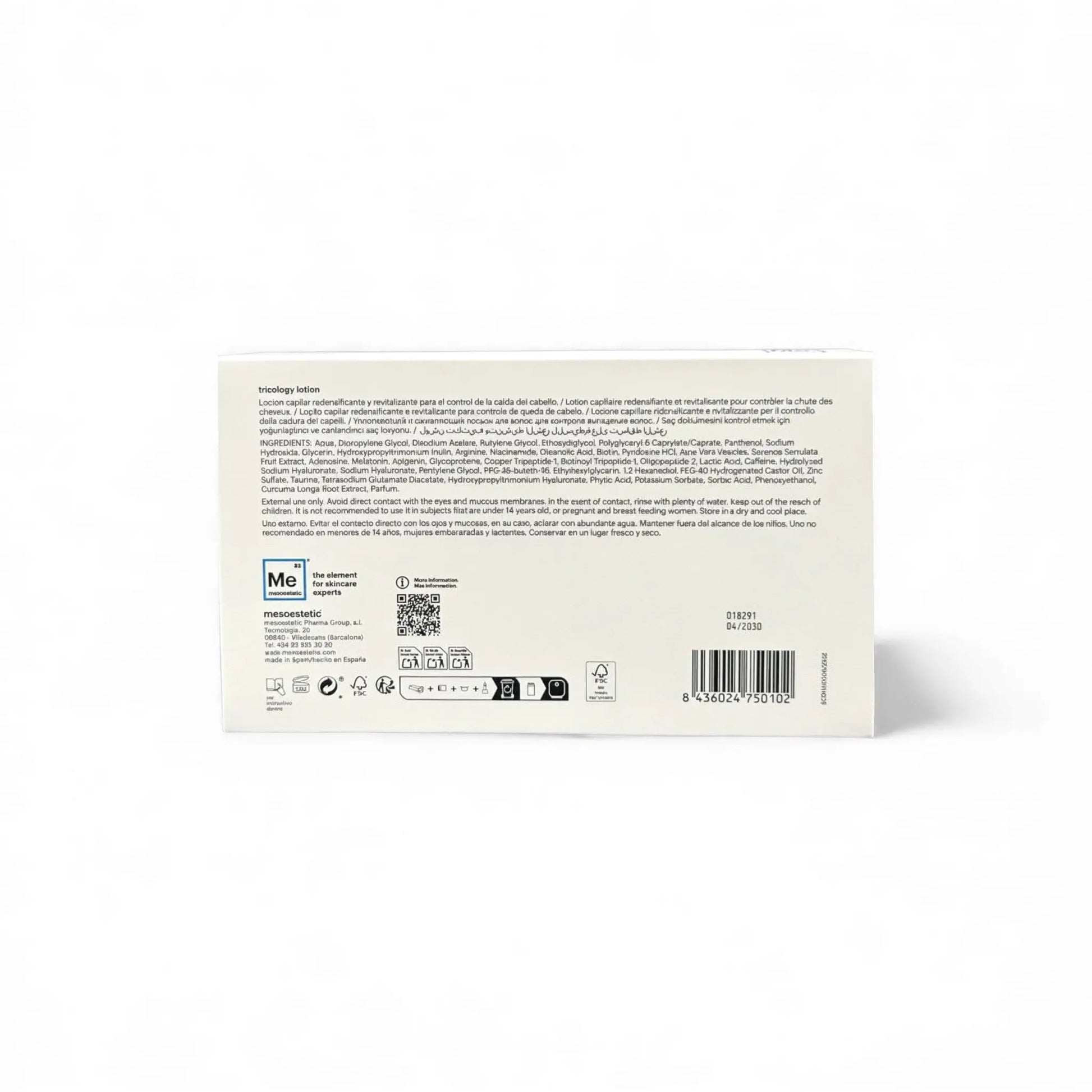 Mesoestetic Tricology Lotion 8 x 5ml 