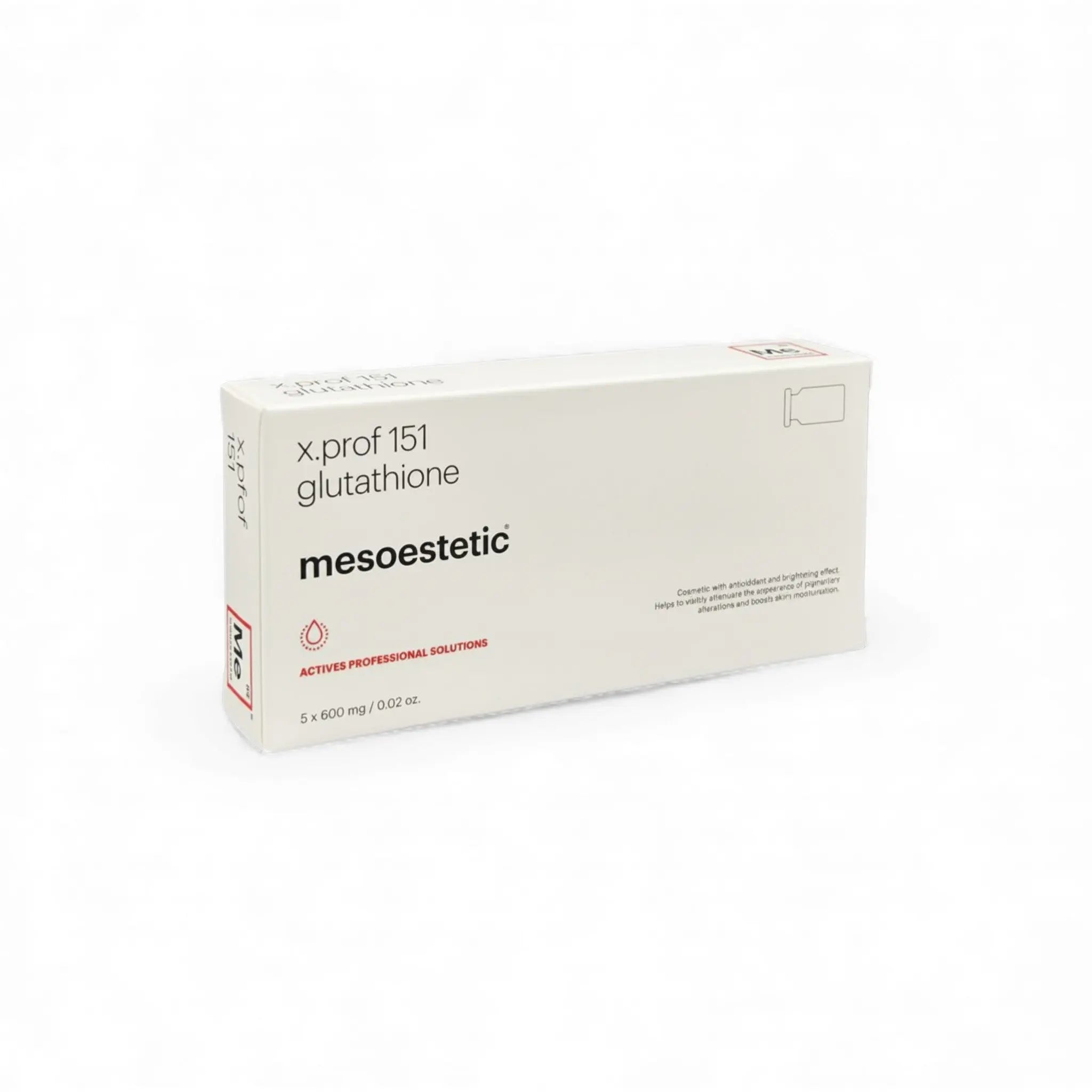 Mesoestetic X.Prof 151 Glutathione 5 x 600mg WIR Aesthetics Mesoestetic X.Prof 151 Glutathione 5 x 600mg WIR Aesthetics