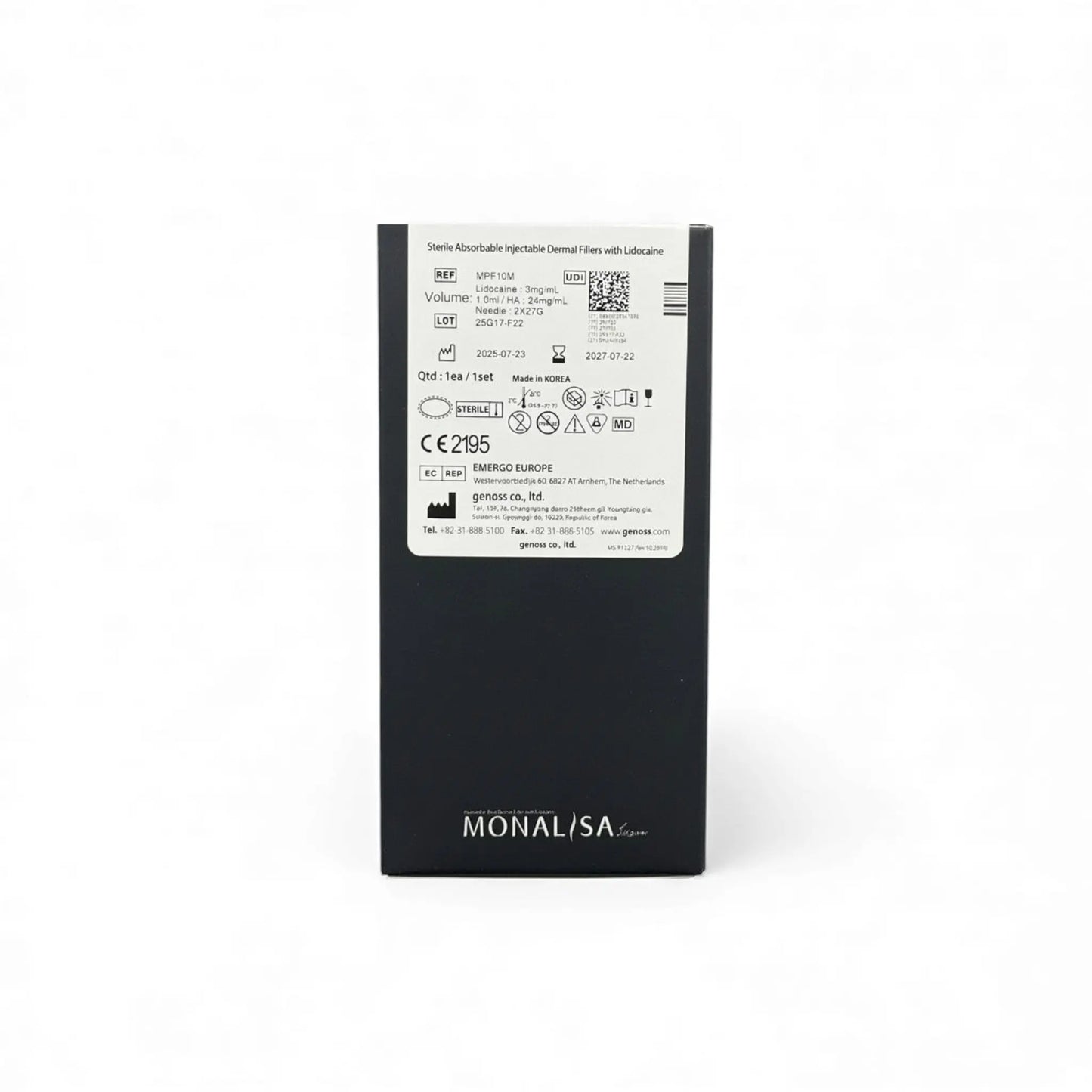 Monalisa Smile Lidocaine 1 x 1ml 