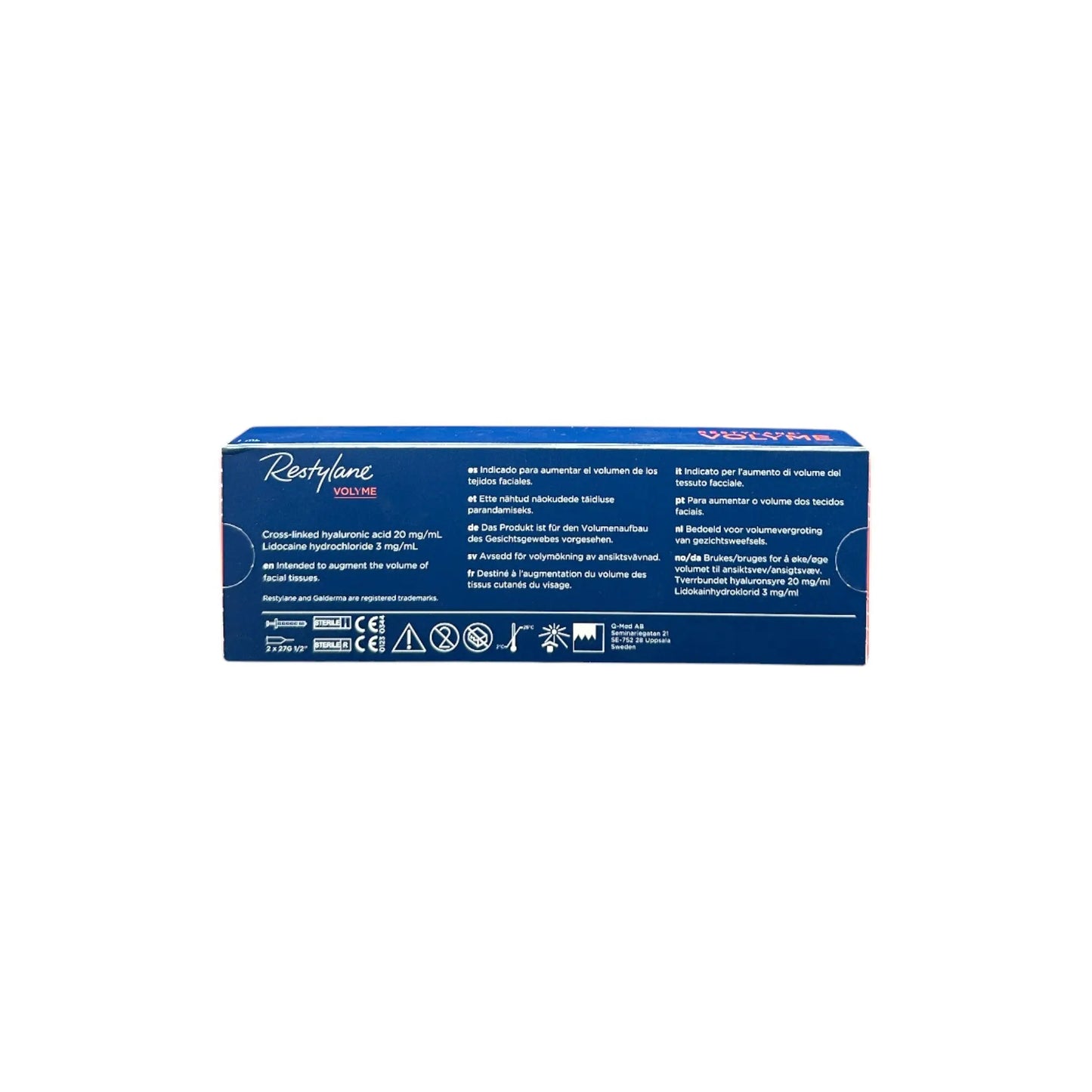 Restylane Volyme Lidocaine 1 x 1ml 