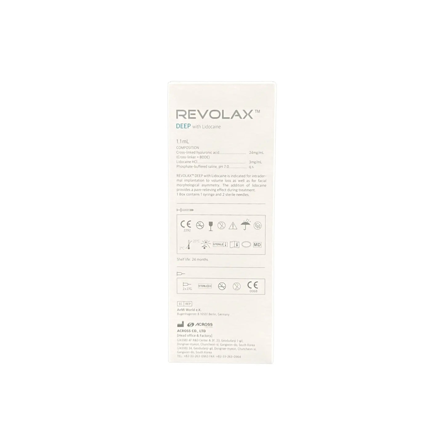 Revolax Deep Lidocaine 1 x 1,1ml 