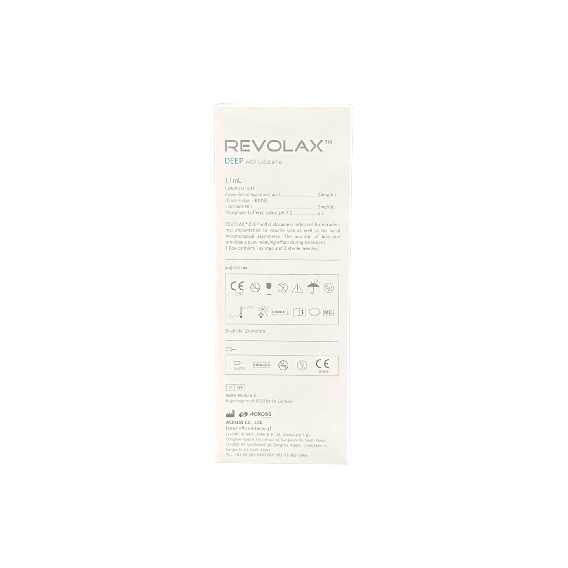 Revolax Deep Lidocaine 1 x 1,1ml 