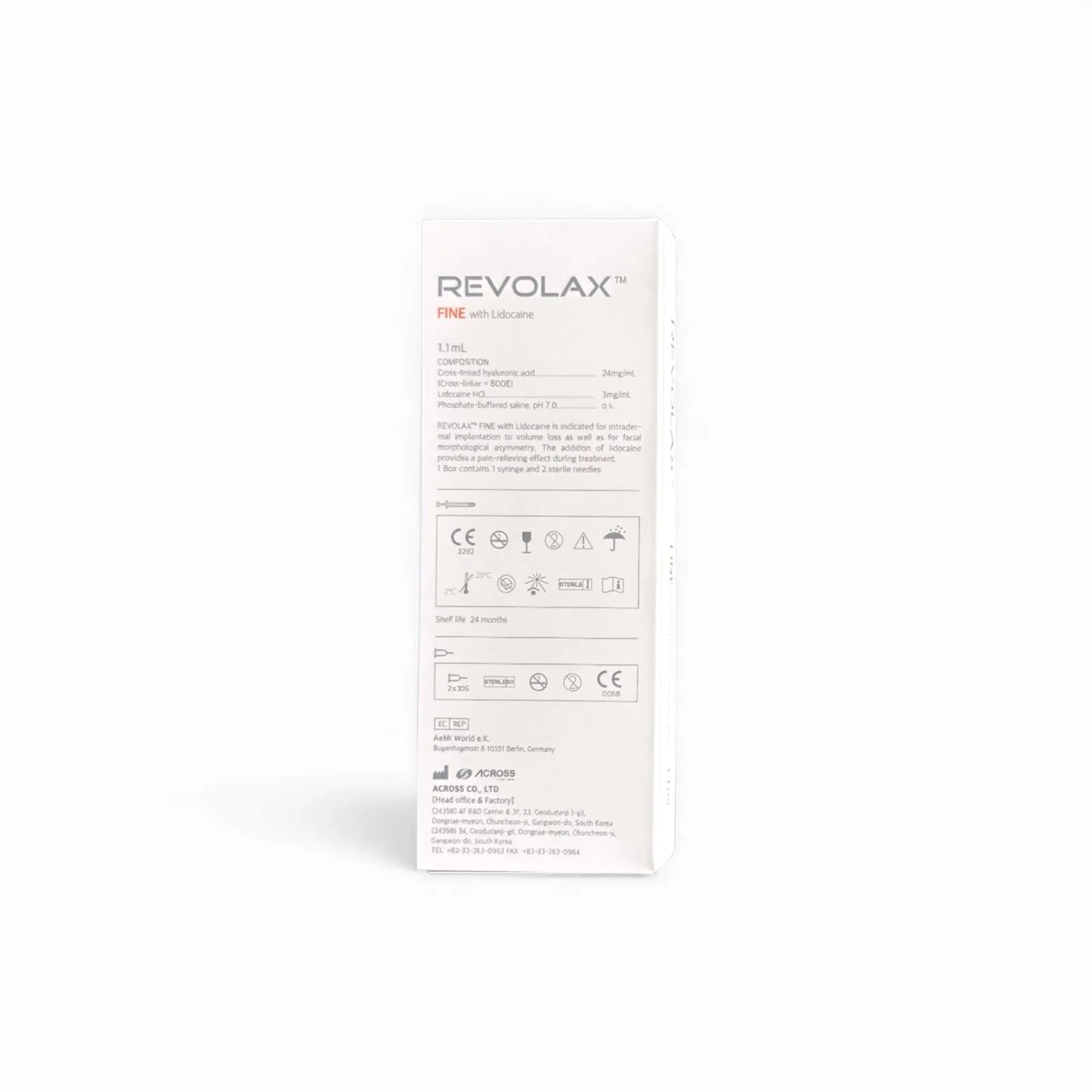 Revolax Fine Lidocain 1 x 1,1ml 