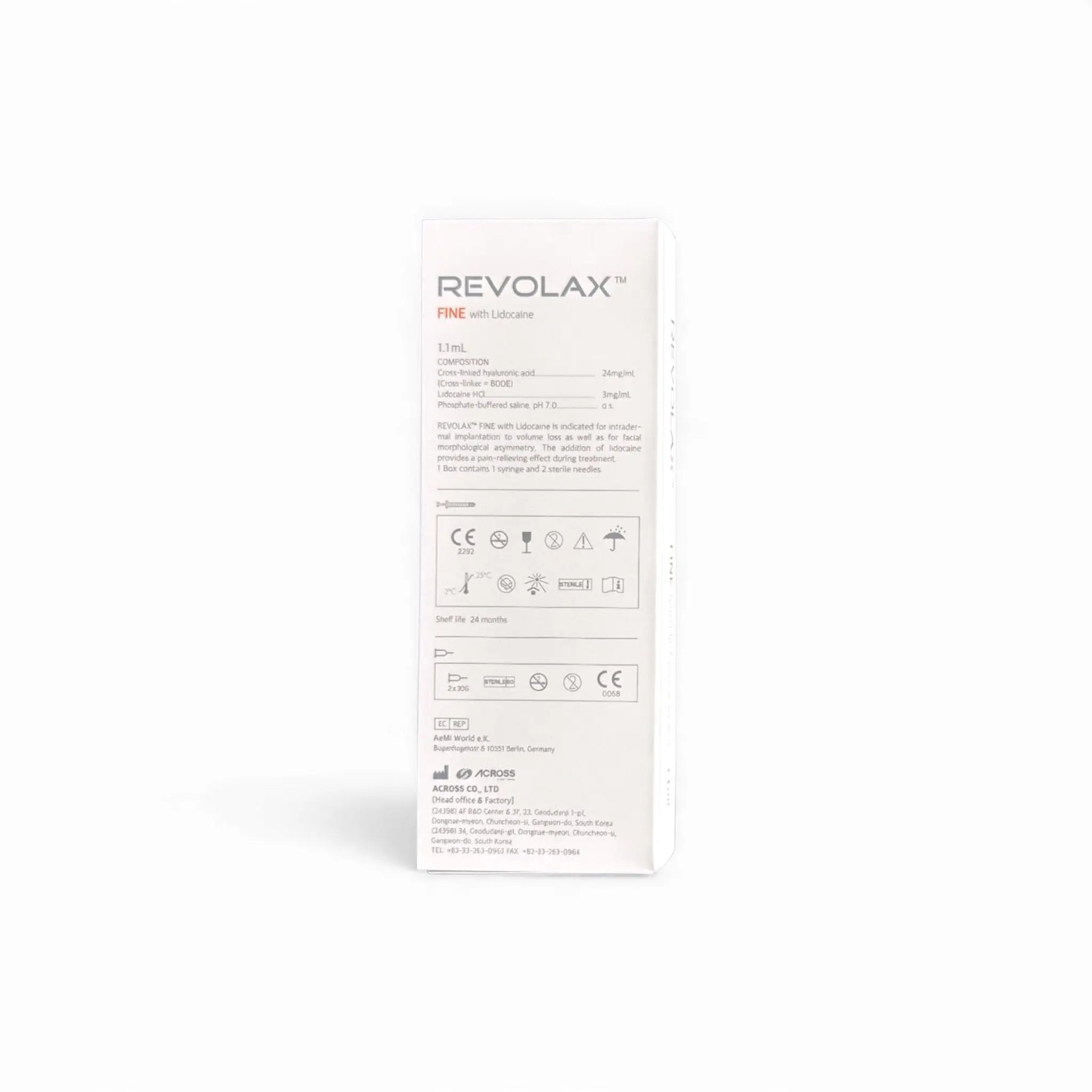 Revolax Fine Lidocain 1 x 1,1ml 