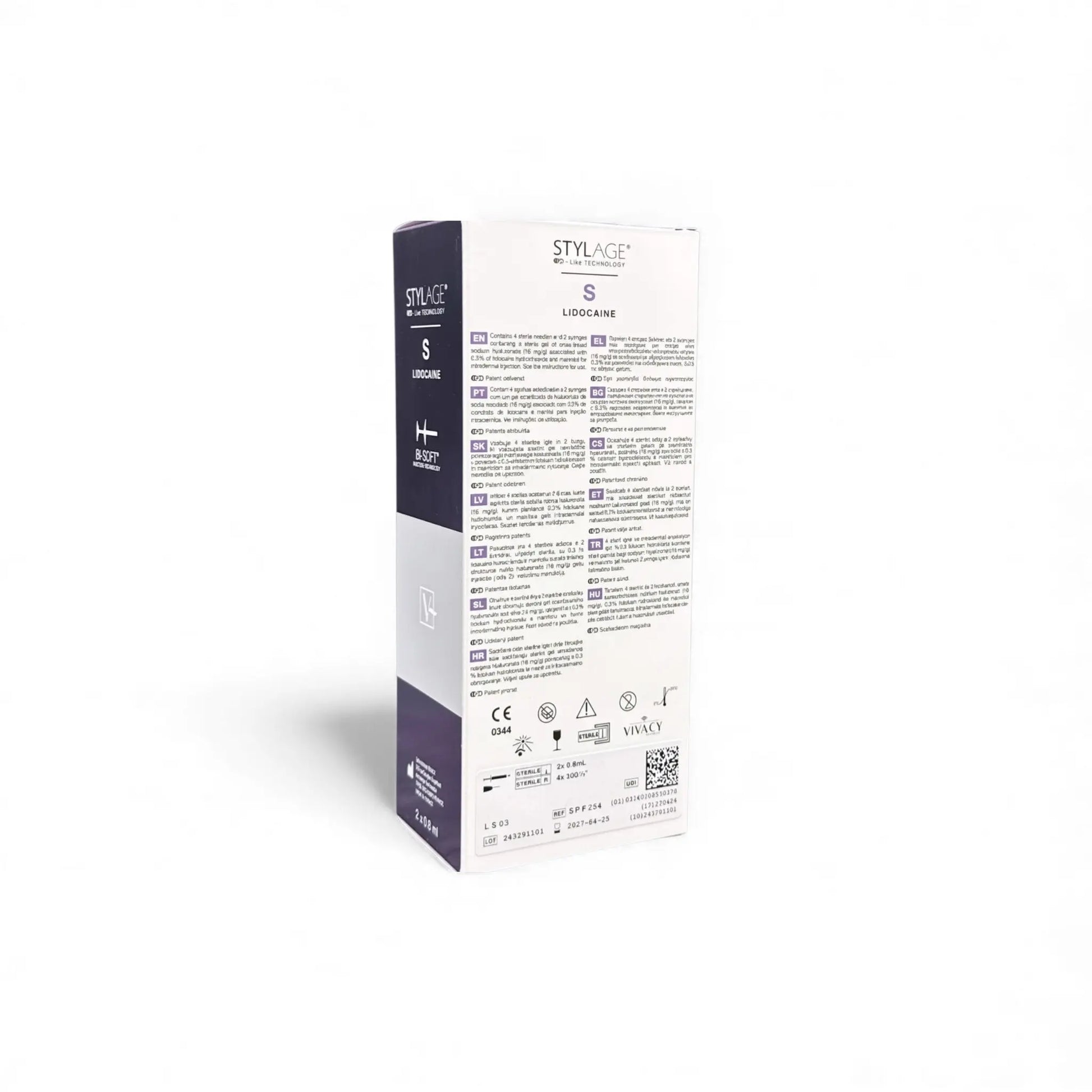 Stylage Bi-Soft S Lidocaine 2 x 0,8ml 
